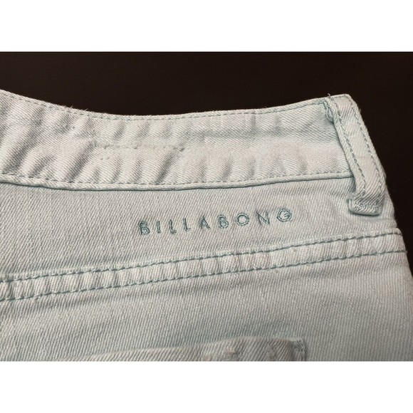 Billabong laneway denim shorts raw hem size 1 mint - Picture 7 of 12